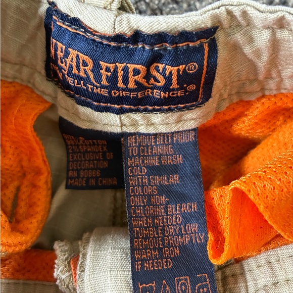 Wear First Boy’s Tan Khaki Cargo Shorts, Size 6 - Picture 8 of 11